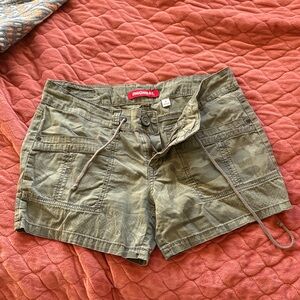 UNIONBAY Women's Olive Cargo Shorts